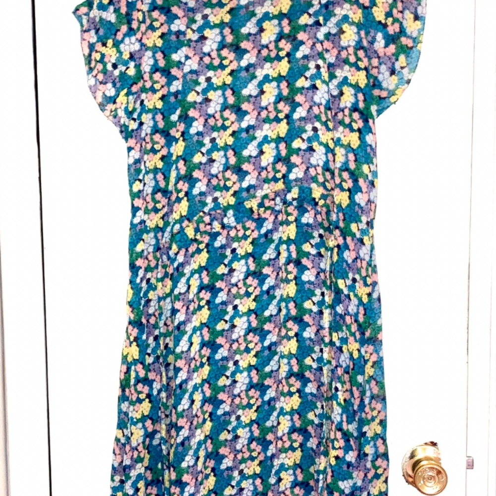 BAND OF OUTSIDERS SILK CREPE DRESS
